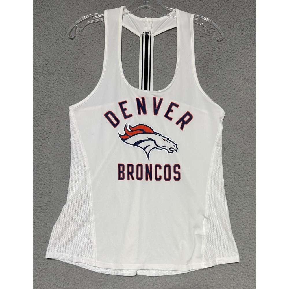 NFL Team Apparel Denver Broncos Training Camp Collection Tank Top Womens Small